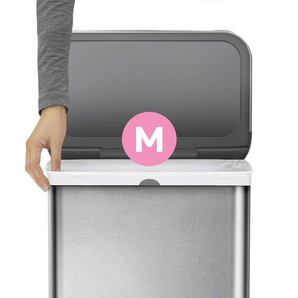 Simplehuman code M custom fit bin liners, 3 x pack of 20 (60 liners)