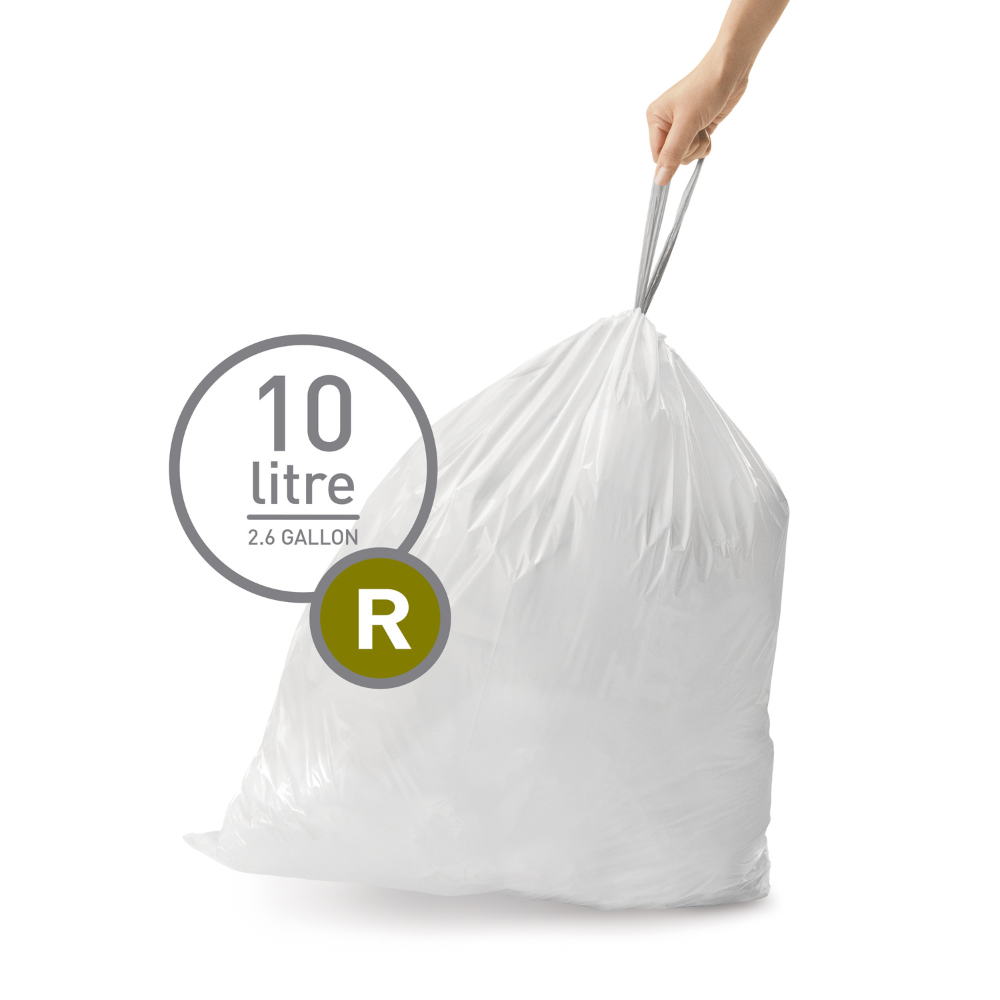 Simplehuman code R custom fit bin liners, 3 x pack of 20 (60 liners)
