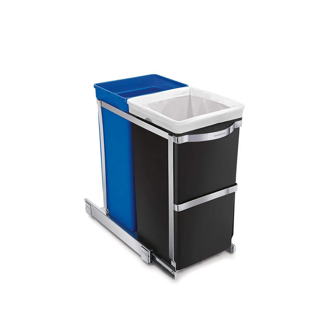 Simplehuman under-counter pull-out recycler 35L