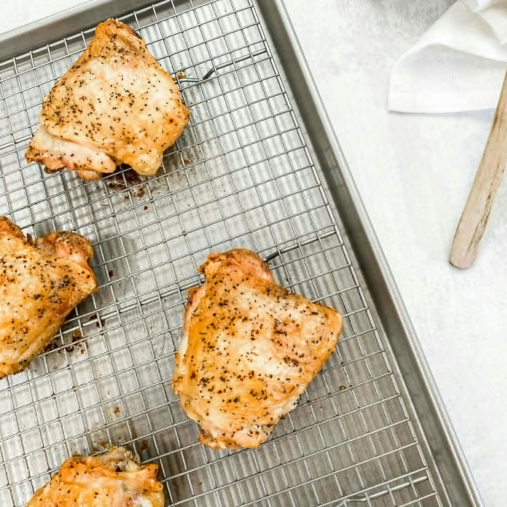 USA Pan Half Sheet Pan with Baking Rack