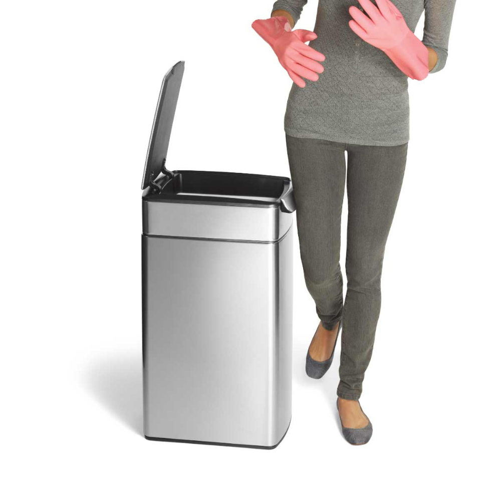 Simplehuman slim rectangular touch-bar can 40L