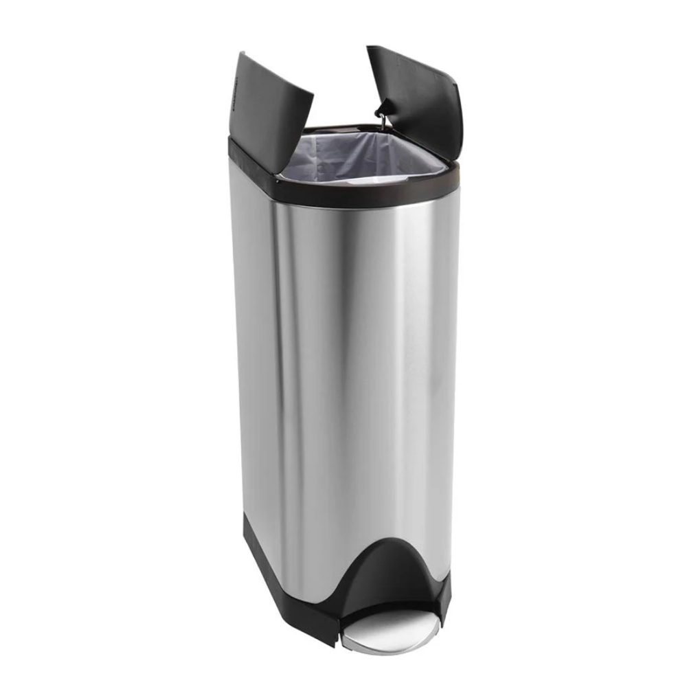 Simplehuman 30L butterfly pedal bin