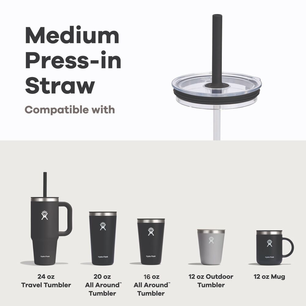 Hydro Flask Medium Press Πώμα Με Ενσωματωμένο Καλαμάκι