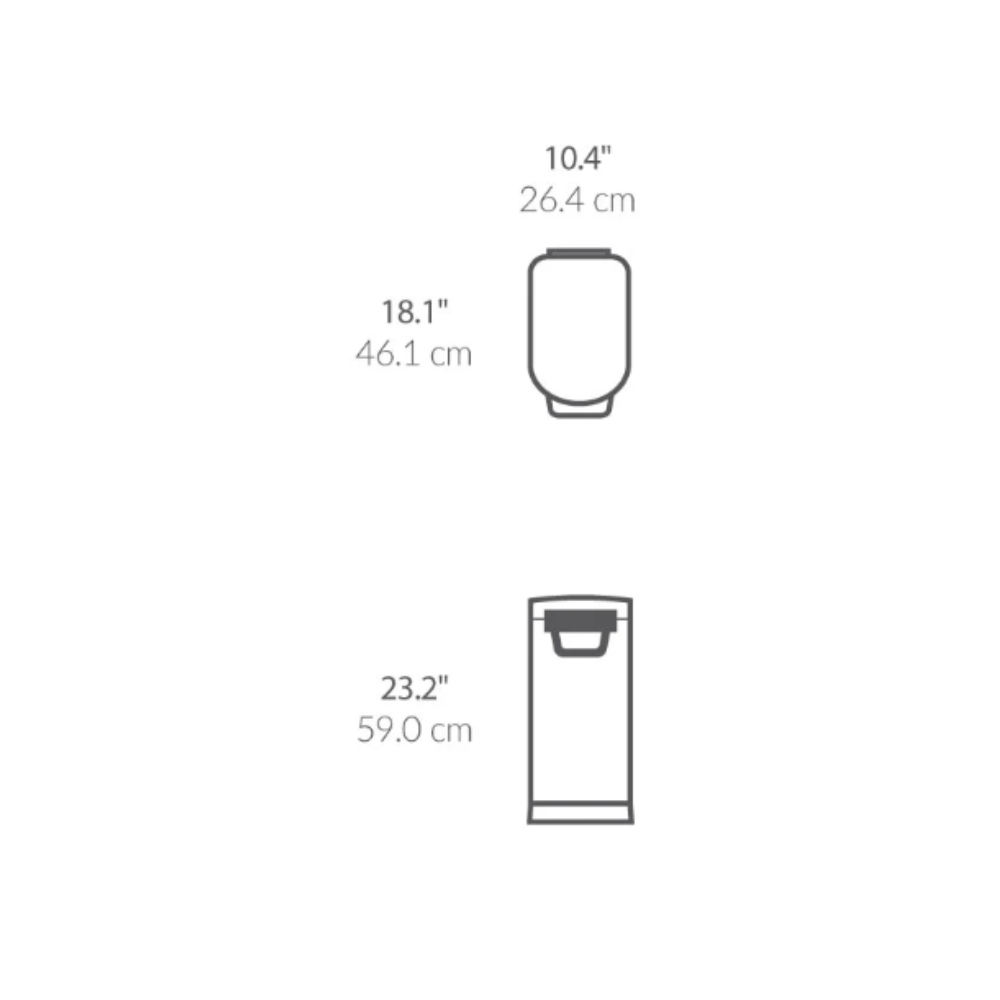 Simple Human pet food bin