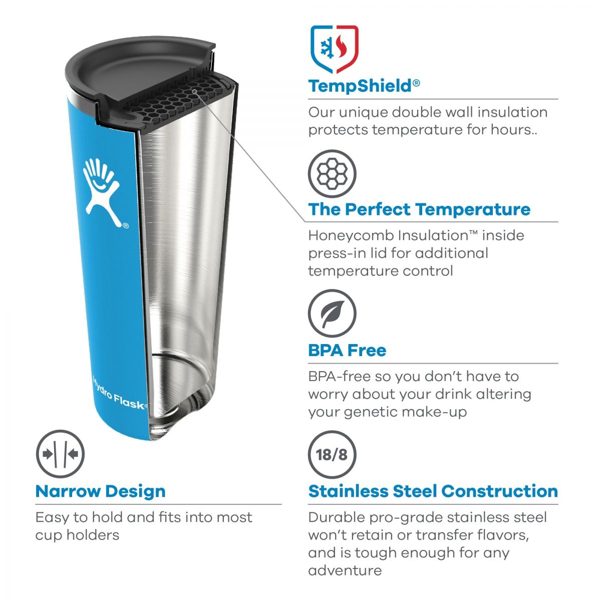 Θερμός - Hydro Flask Tumbler 0.5L