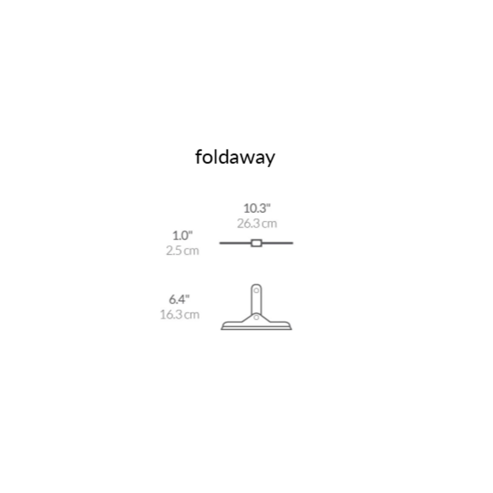 Simplehuman foldaway squeegee