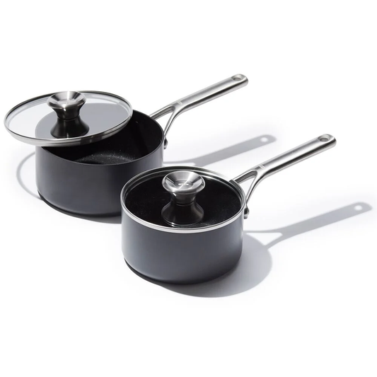 OXO Professional Σετ 2 Κεραμικές Αντικολλητικές Κατσαρόλες 1.6L & 2.2L με Καπάκια