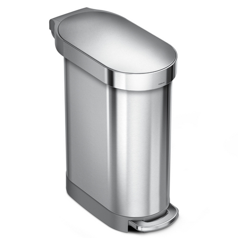 Simplehuman slim pedal bin 45L