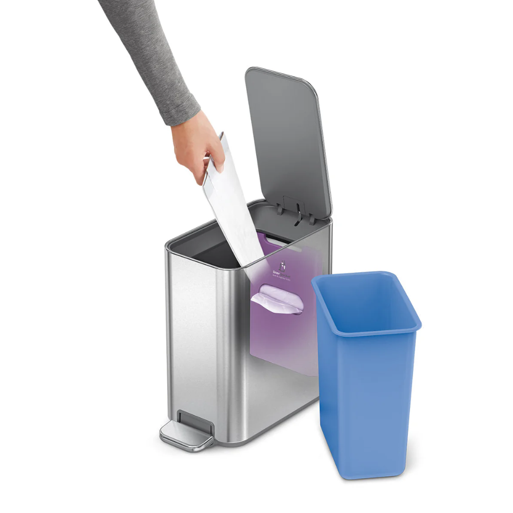 Simplehuman slim pedal bin 5L