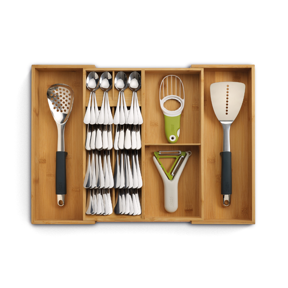 Joseph Joseph DrawerStore™ Bamboo Επεκτεινόμενη Θήκη για Μαχαιροπίρουνα