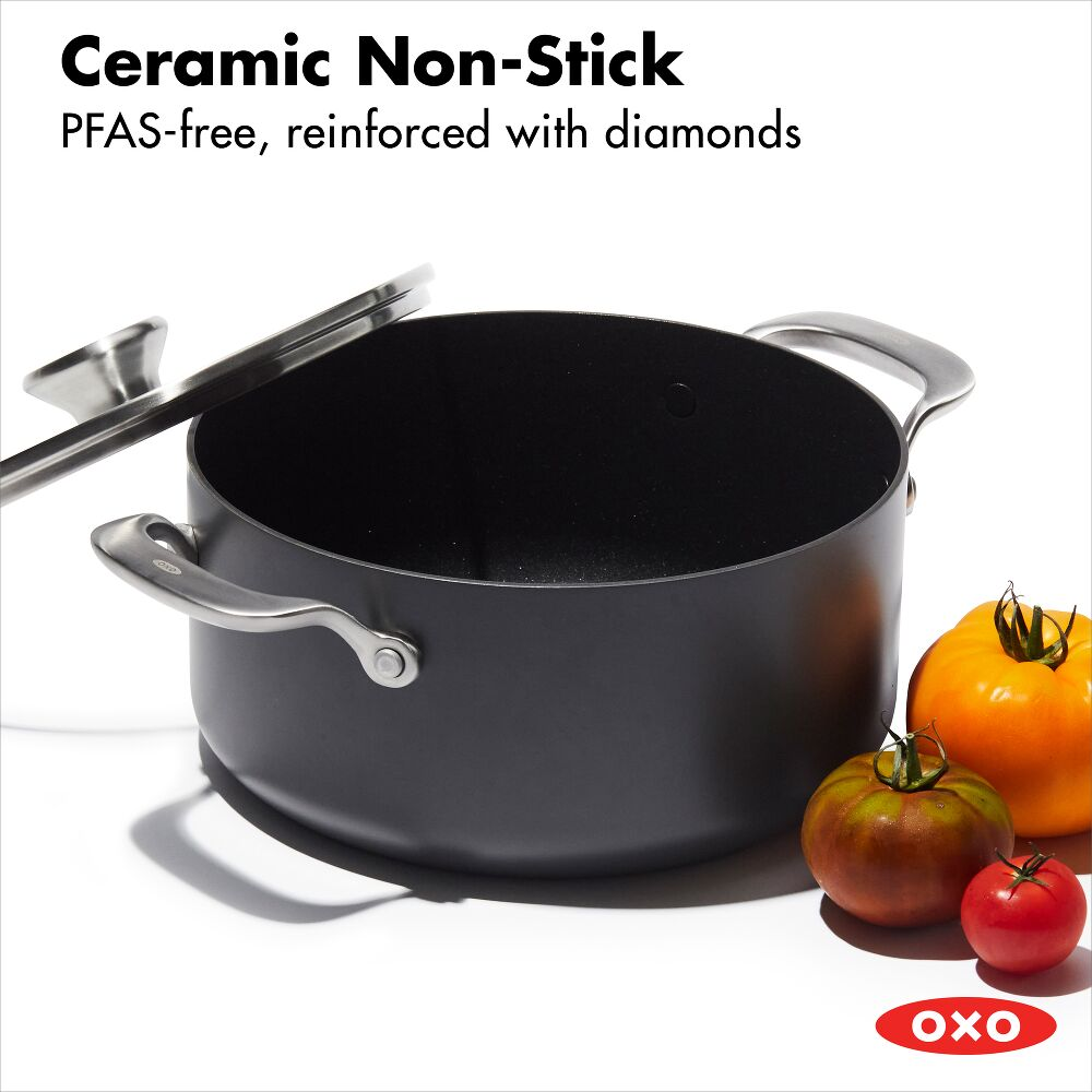 OXO Professional Kεραμική Αντικολλητική Κατσαρόλα 4.7L με Καπάκι