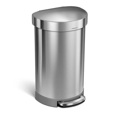 Simple Human semi-round pedal bin 45L