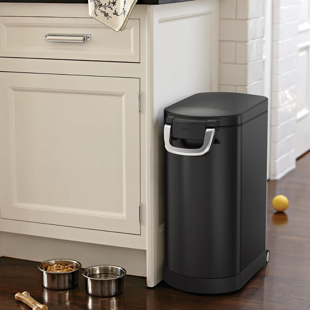 Simple Human pet food bin