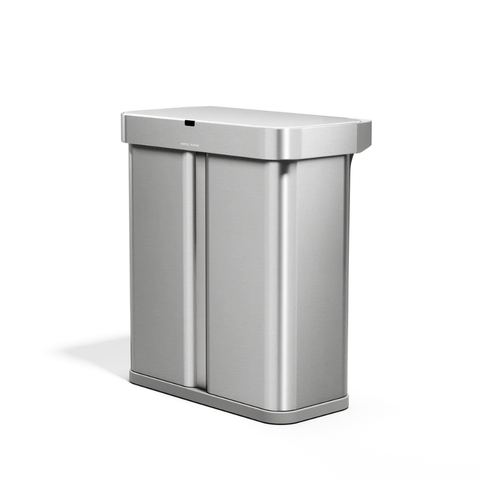 Simplehuman rectangular sensor recycler 58L