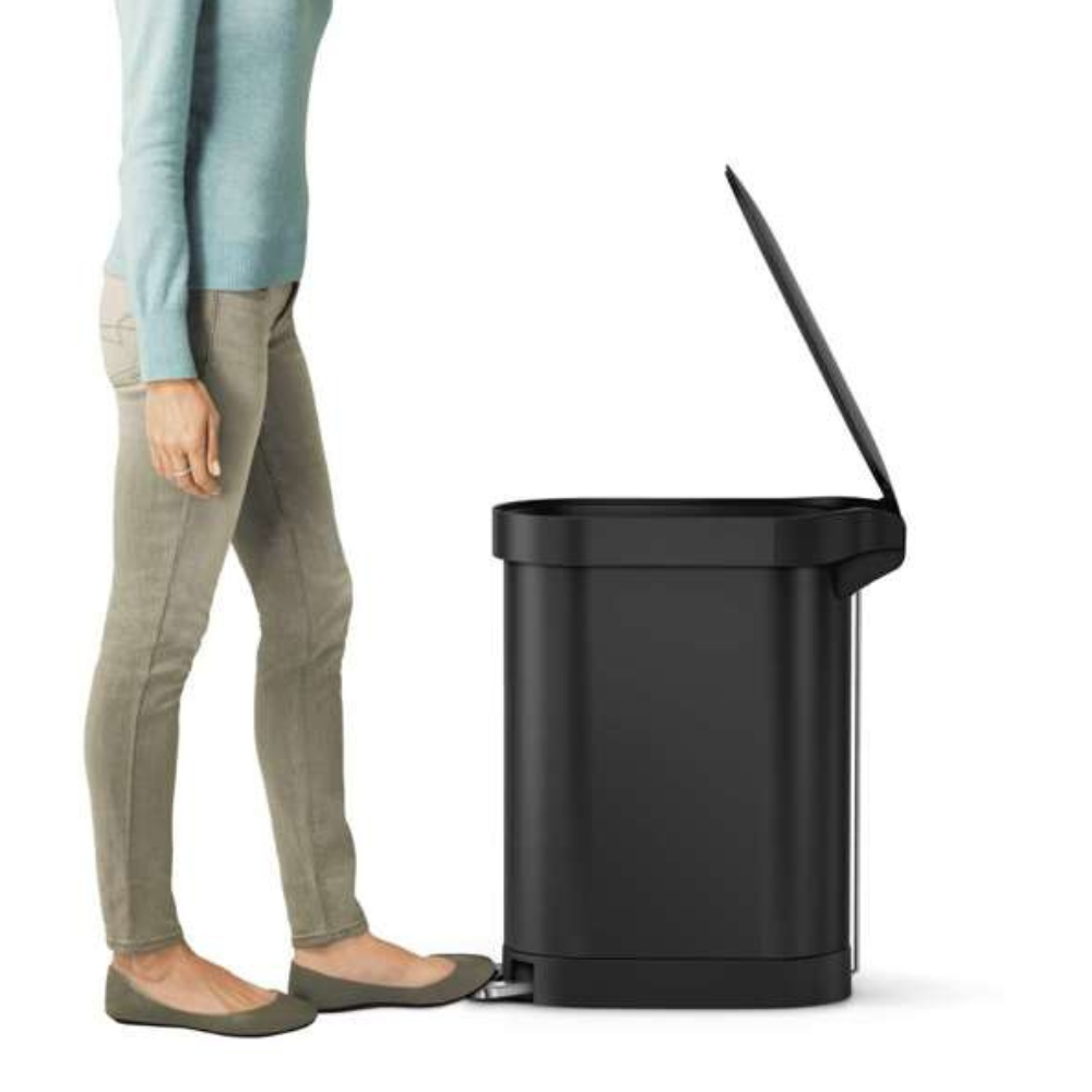 Simplehuman slim pedal bin 45L
