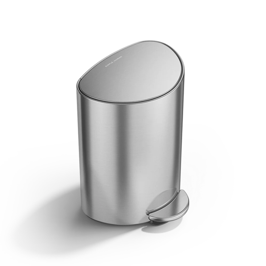 Simplehuman semi-round pedal bin 6L