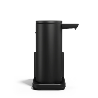 Simplehuman rechargeable liquid sensor pump with caddy