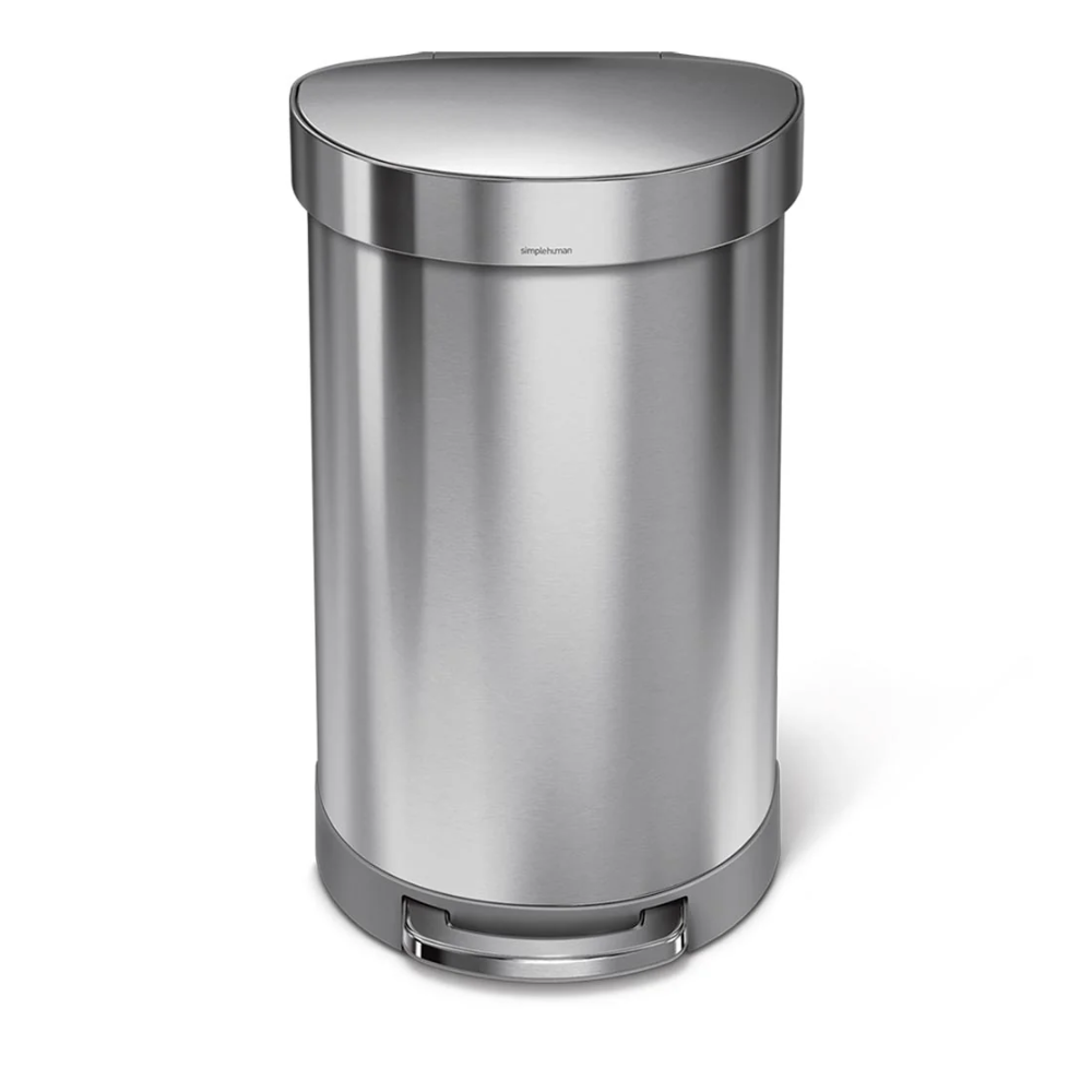 Simple Human semi-round pedal bin 45L