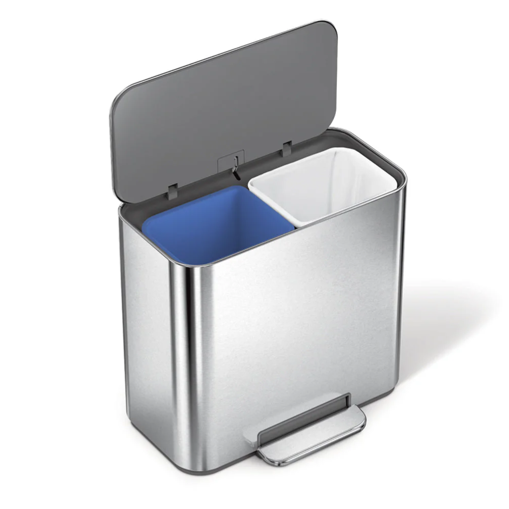 Simple Human mini recycler pedal bin 15L