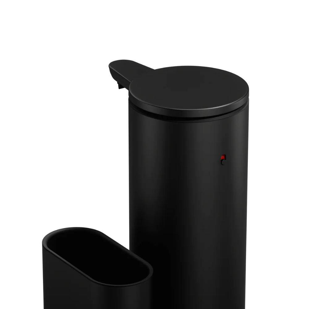 Simplehuman rechargeable liquid sensor pump with caddy
