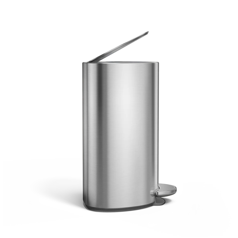 Simplehuman semi-round pedal bin 6L