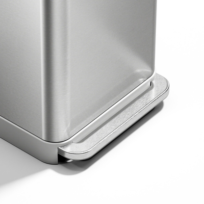 Simplehuman rectangular step can with liner  pocket 45L