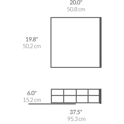 Simplehuman 50.2cm pull-out cabinet organiser, grey plastic with heavy-gauge steel frame