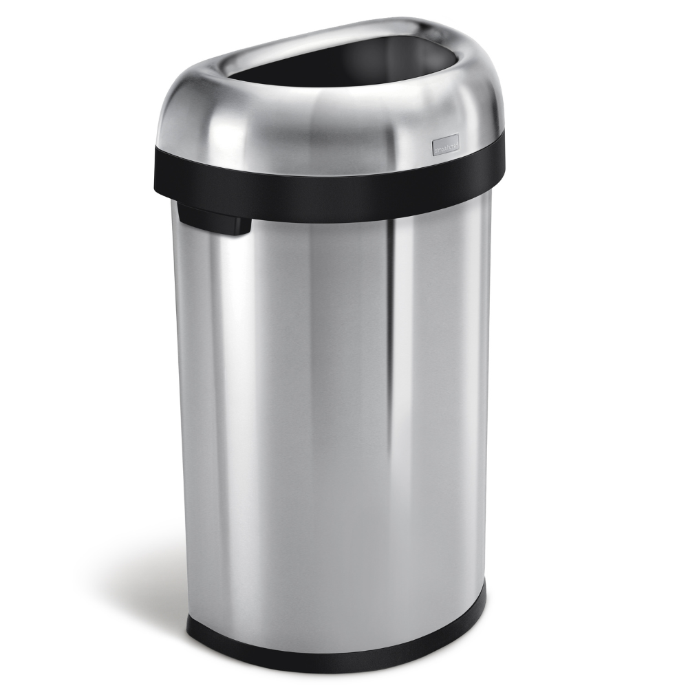 Simplehuman  semi-round open bin 60L