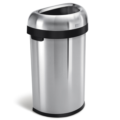 Simplehuman  semi-round open bin 60L