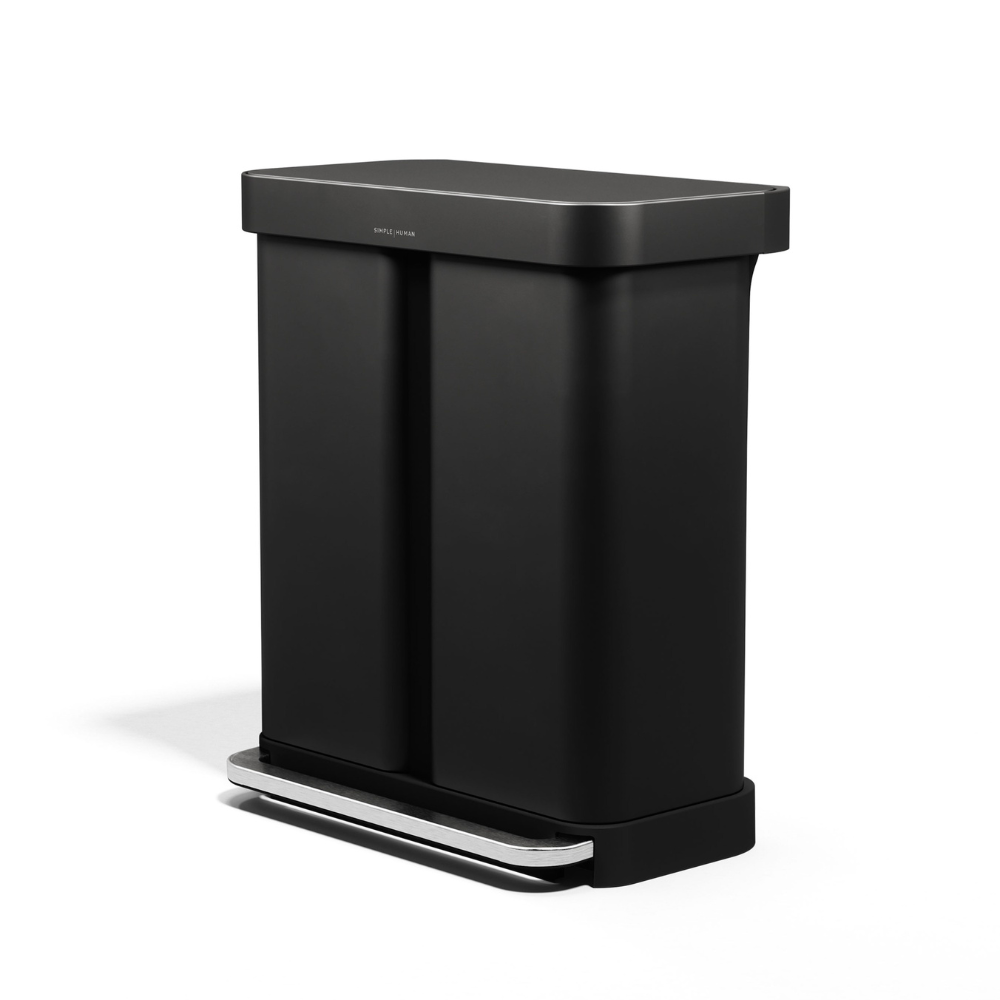 Simplehuman recycler rectangular step bin 58L