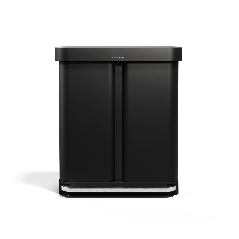 Simplehuman recycler rectangular step bin 58L