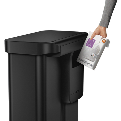 Simplehuman recycler rectangular step bin 58L