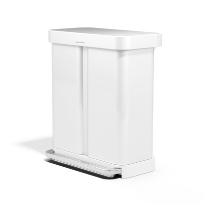 Simplehuman recycler rectangular step bin 58L
