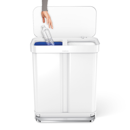 Simplehuman recycler rectangular step bin 58L