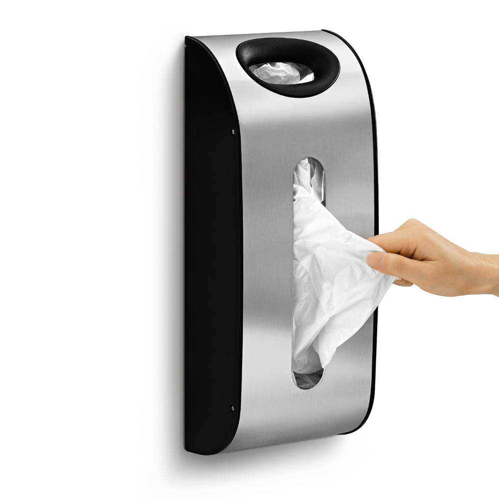 Simplehuman wall mount grocery bag dispenser