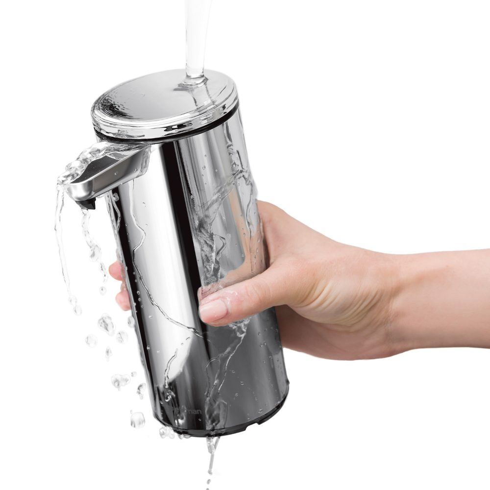 Simplehuman rechargeable liquid sensor  pump, high-grade polished