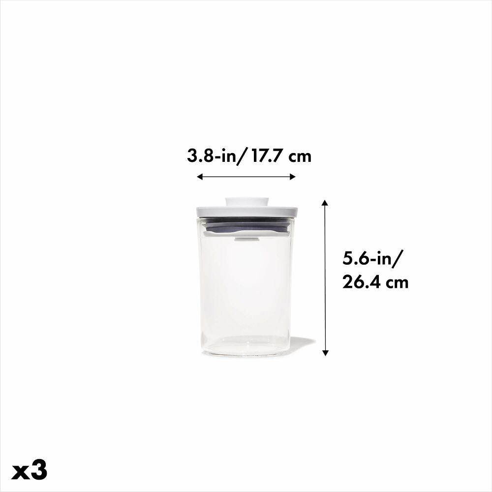 OXO Pop 3 τμχ Σετ Δοχεία Αποθήκευσης 0.6L