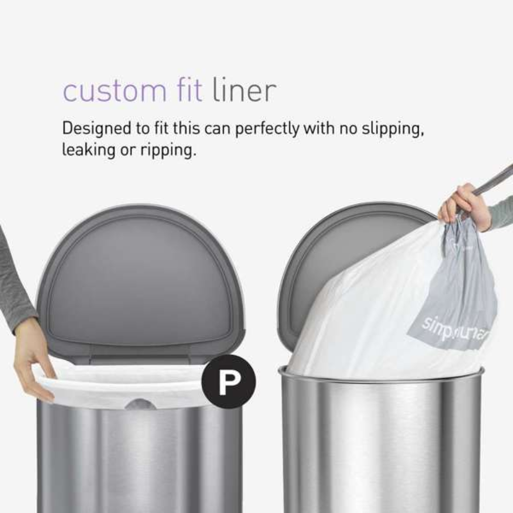 Simplehuman code P custom fit liners, 20 pack