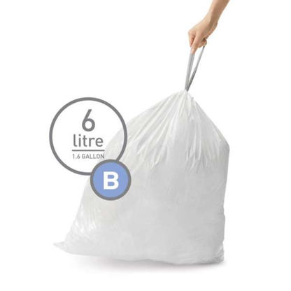 Simplehuman code B custom fit liners, 3 x pack of 30 (90 liners)