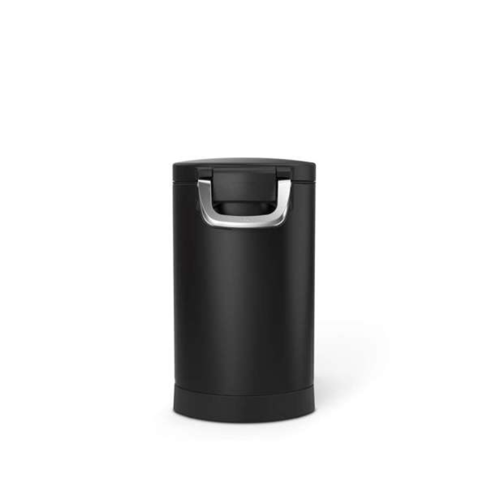 Simplehuman medium pet food bin, matte black steel