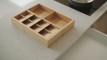 Joseph Joseph DrawerStore™ Bamboo Επεκτεινόμενη Θήκη για Μαχαιροπίρουνα